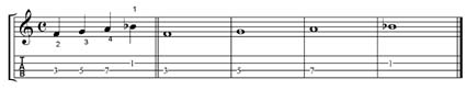 Convert quarter notes to whole notes